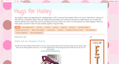 Desktop Screenshot of hugsforhailey.com