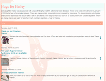 Tablet Screenshot of hugsforhailey.com